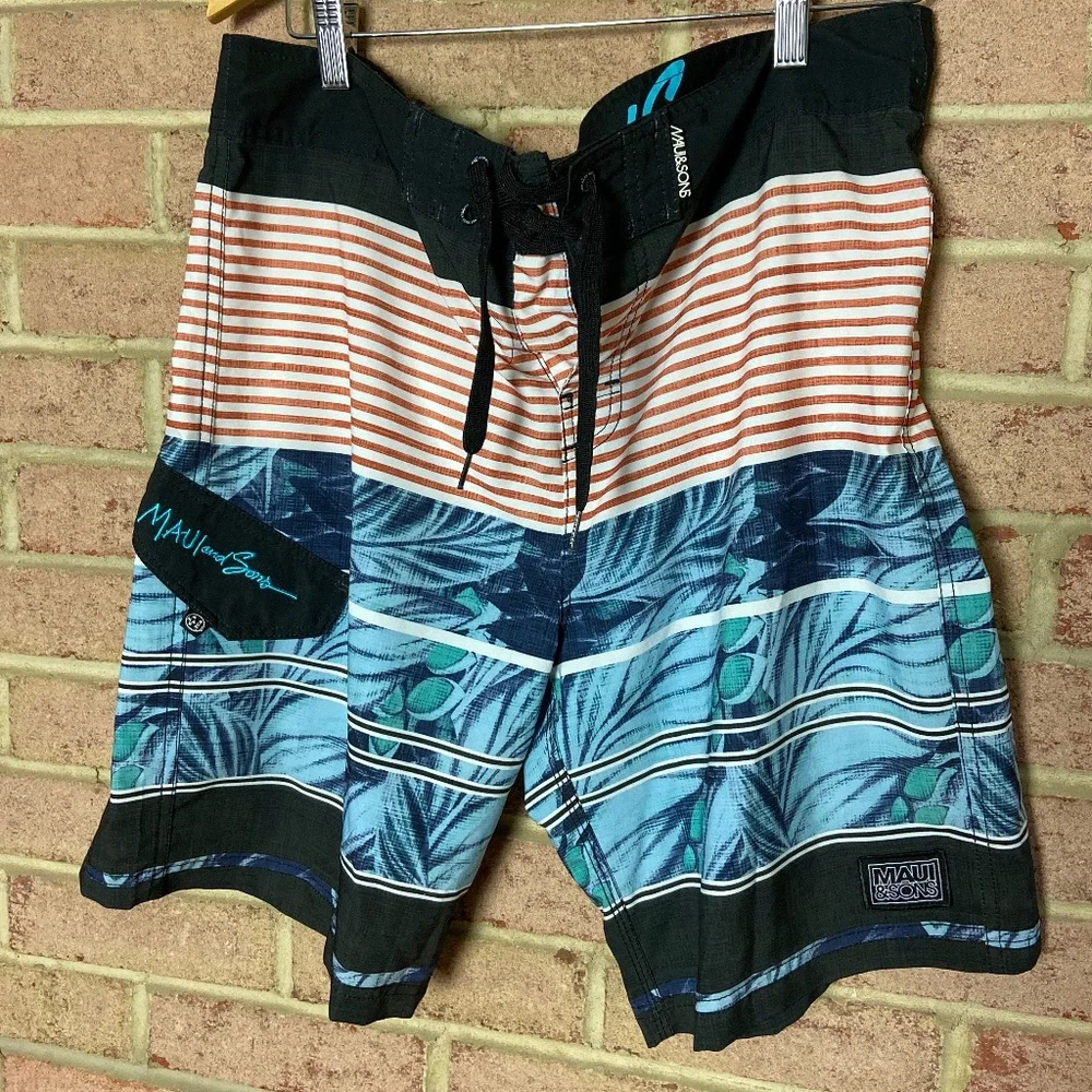 Maui and Sons Swim Trunks